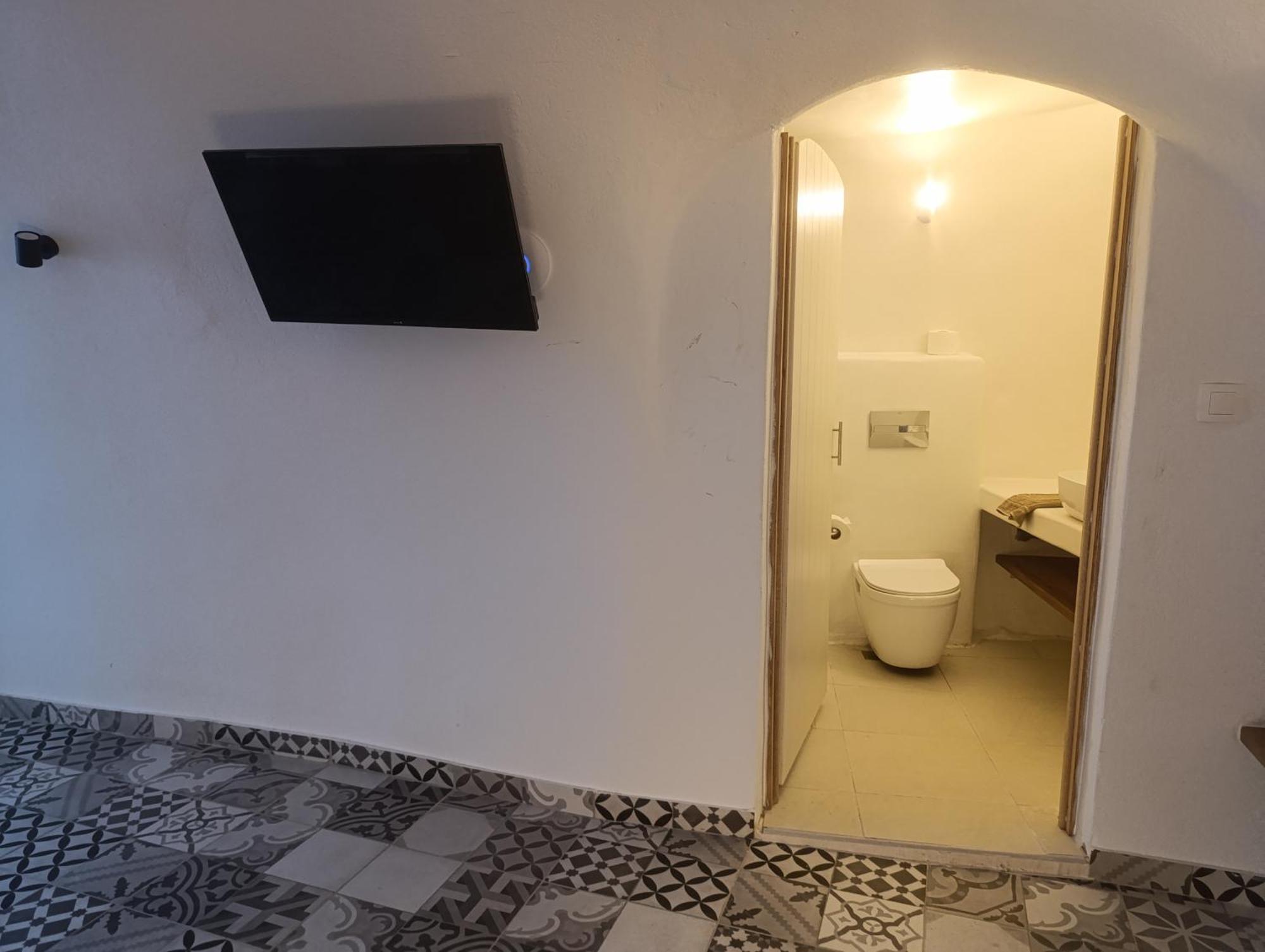 Cycladic Center Cave Rooms Fira  Luaran gambar